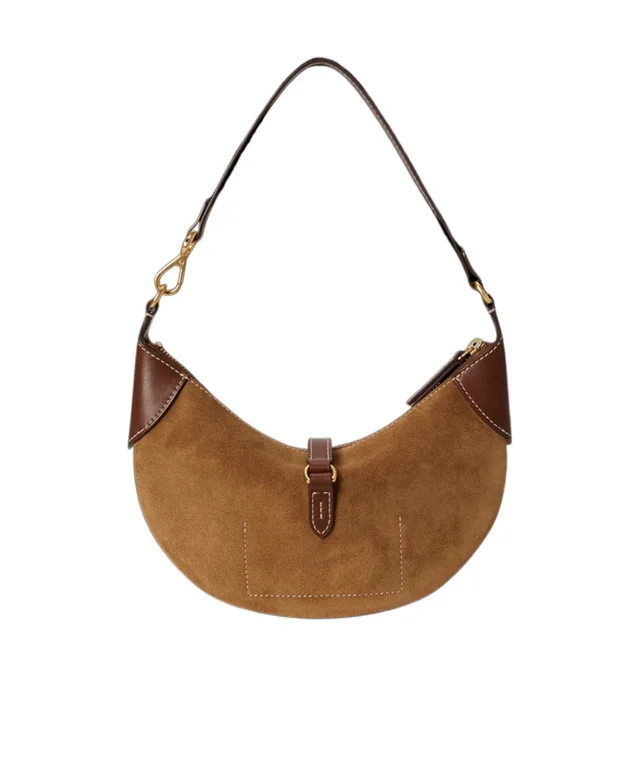 Polo Ralph Lauren mini Polo ID suede shoulder bag, photo 2 of 4 from SENSER