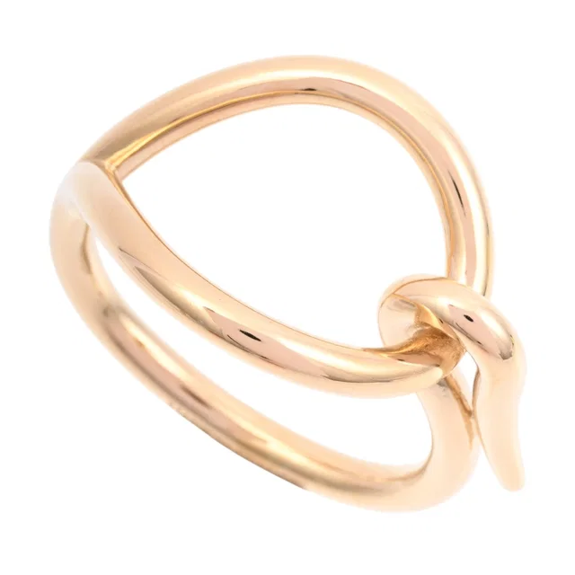 Hermès Jumbo Scarf Ring, Gold in Gold from VINTAGE QOO TOKYO
