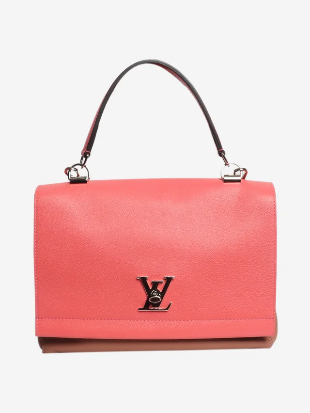 Louis Vuitton Pink 2016 Lockme leather shoulder bag in Pink Leather from Sign of the Times
