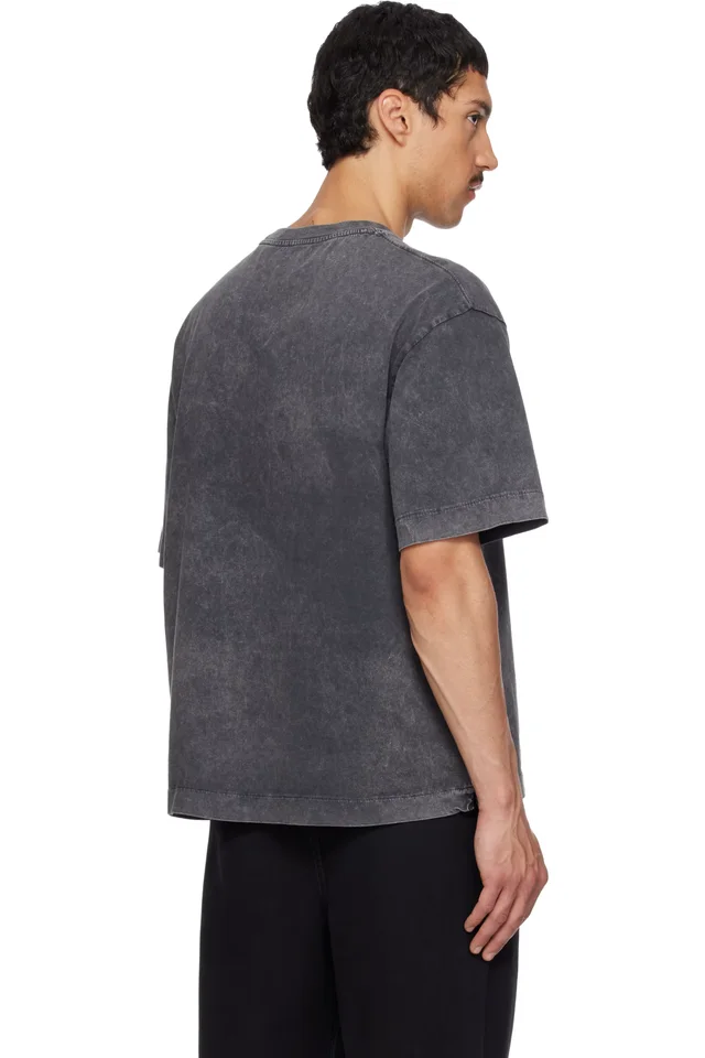 Off-White Black 'OW' Racing Skate T-shirt, photo 3 of 4 from SSENSE