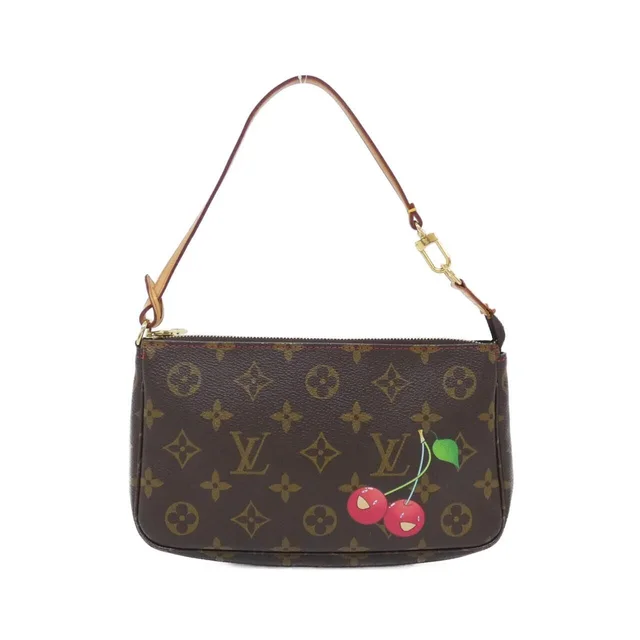Louis Vuitton Monogram Cherry Pochette Pouch in Coated canvas from The Reluxe
