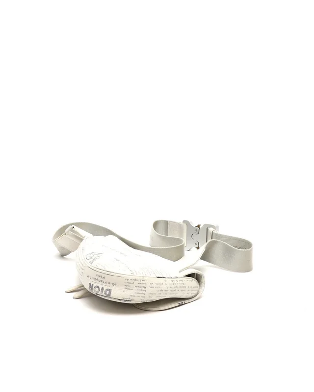 Dior X Daniel Arsham Newspaper Saddle Bag in Denim from A Retro Tale, photo 5 of 10