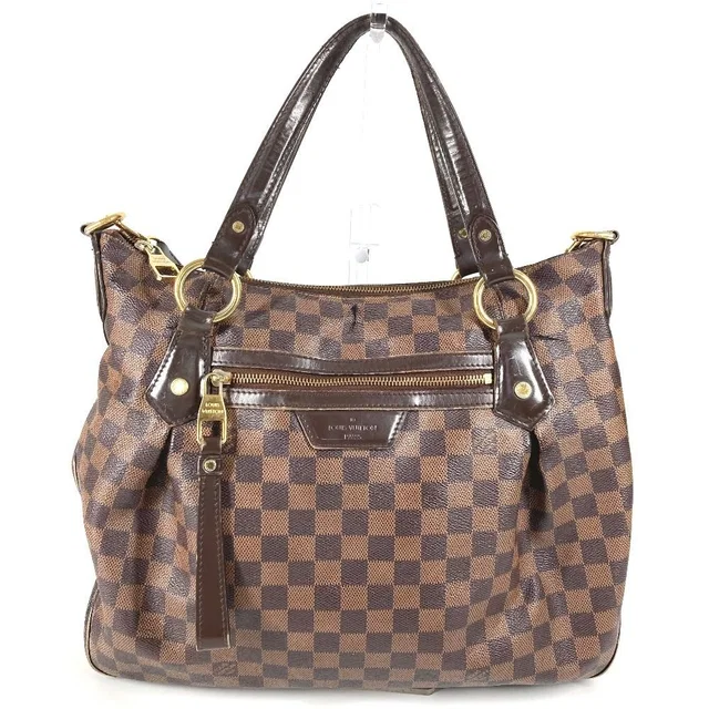 Louis Vuitton Shoulder Bag I-Vora MM Damier Canvas Ebene Brown in Brown Canvas from The Reluxe