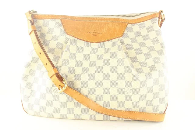 Louis Vuitton Siracusa Shoulder Bag PM White Leather in White Leather from Bagriculture