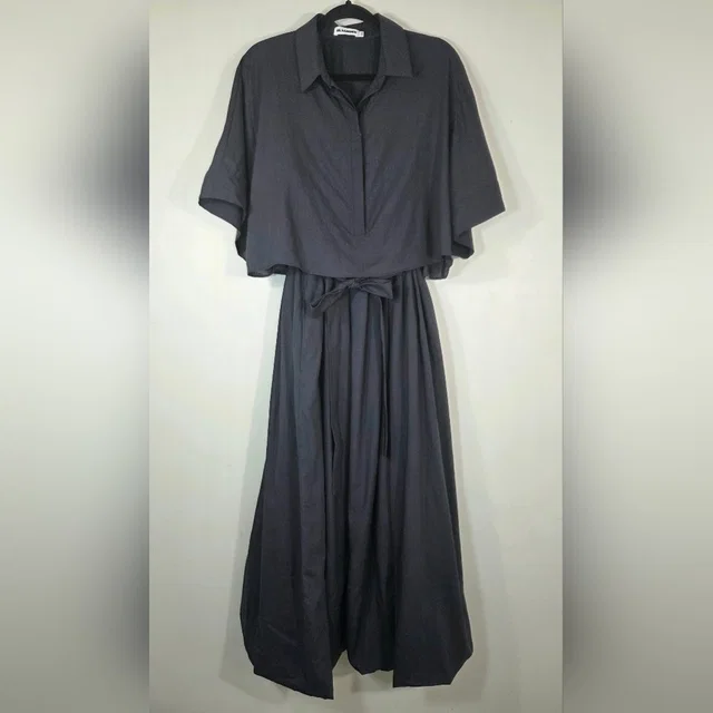 New Jil Sander Minimalist Wool And Silk Dress in gray|black Silk from Poshmark