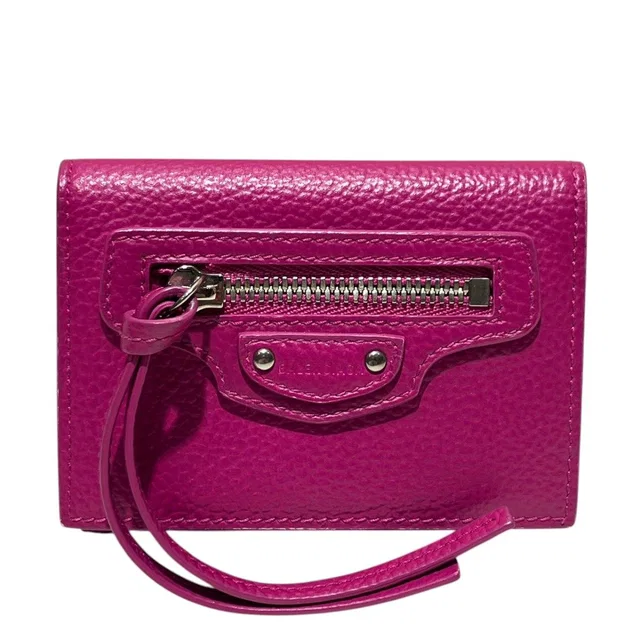 Balenciaga Neo Classic Leather Wallet in Leather from LuxUness