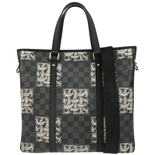 Louis Vuitton 2015 Damier Graphite Christopher Nemeth Tadao PM N41570 in Grey Canvas from AMORE Vintage Tokyo