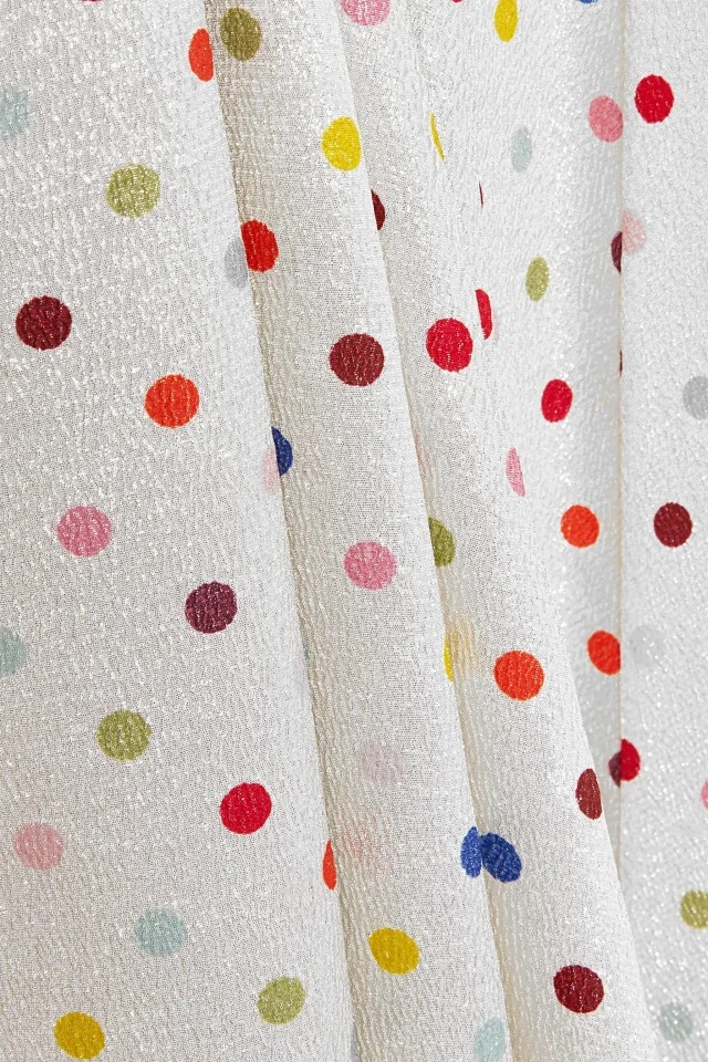 Valentino Garavani Polka-Dot Lamé Maxi Dress, photo 6 of 6 from THE OUTNET