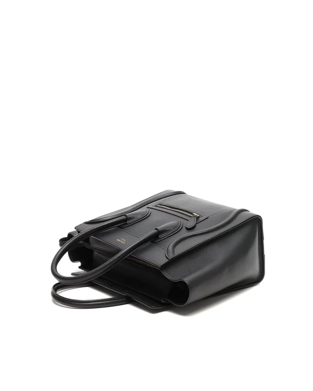 Celine Luggage Micro Bag in Leather from A Retro Tale, photo 4 of 7