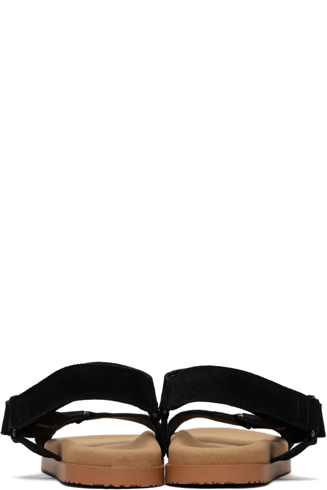 Dsquared2 Black Suede Sandals, photo 2 of 4 from SSENSE