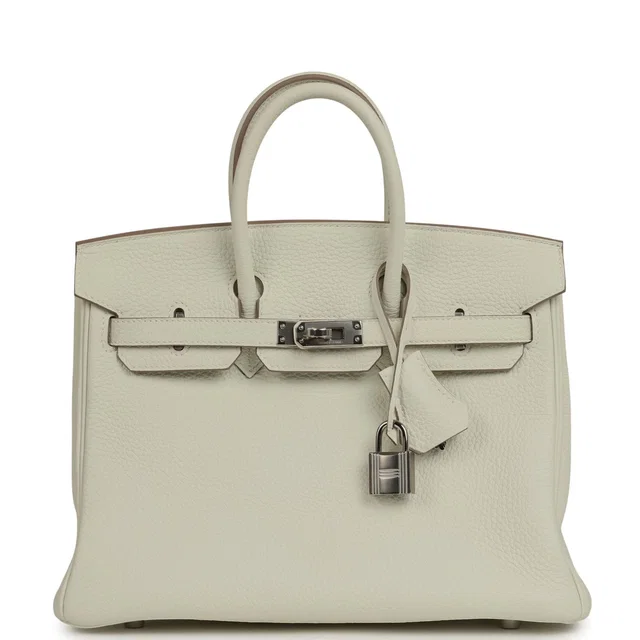 Hermès Birkin 25 Mushroom Togo Palladium Hardware in Togo leather from Madison Avenue Couture