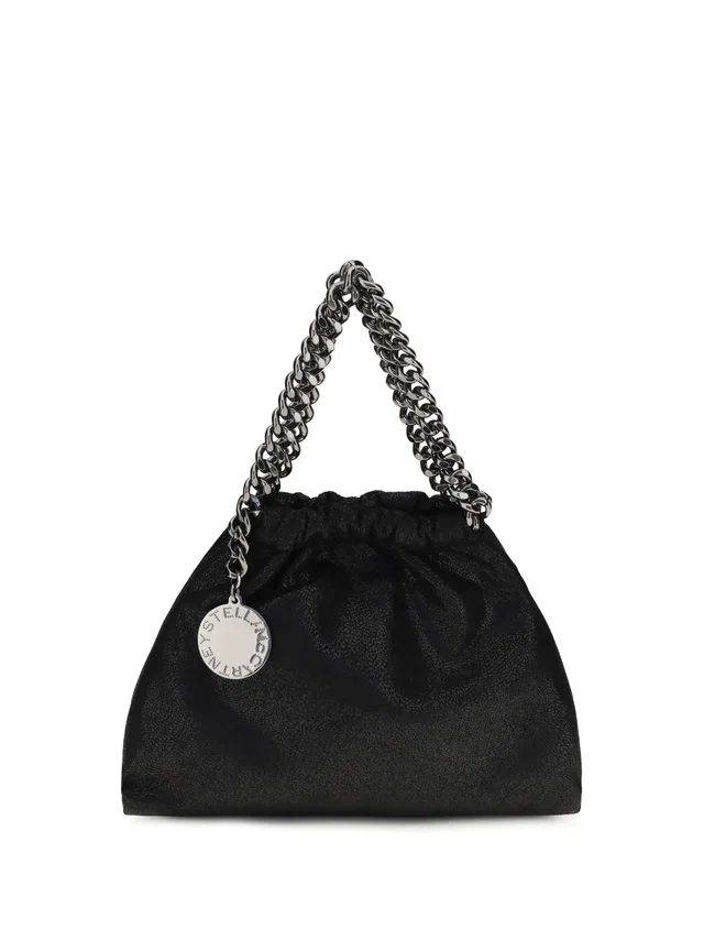 Stella McCartney Falabella Mini Bag — Black Polyester in Black from HEWI