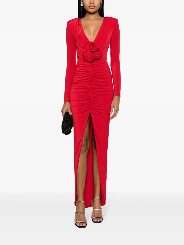 NISSA floral-detailing maxi dress, photo 2 of 2 from FARFETCH