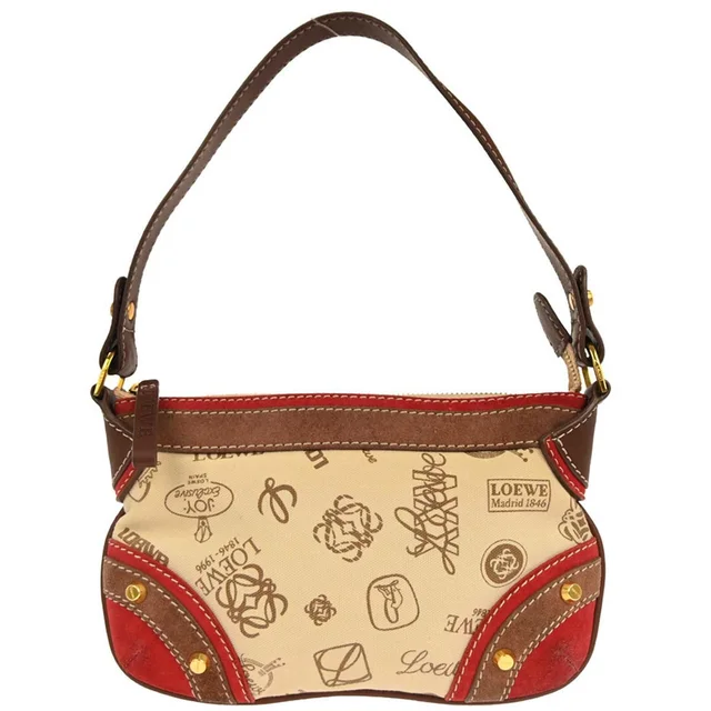 Loewe Pink 160th Anniversary Handbag in Pink Suede from AMORE Vintage Tokyo
