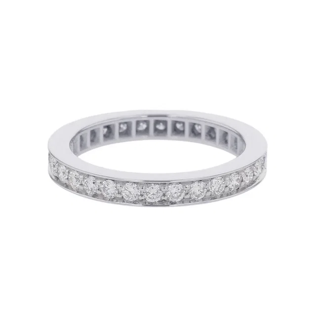 Cartier Eternity Ring Size 47/#7 Pt950 from GALLERY RARE