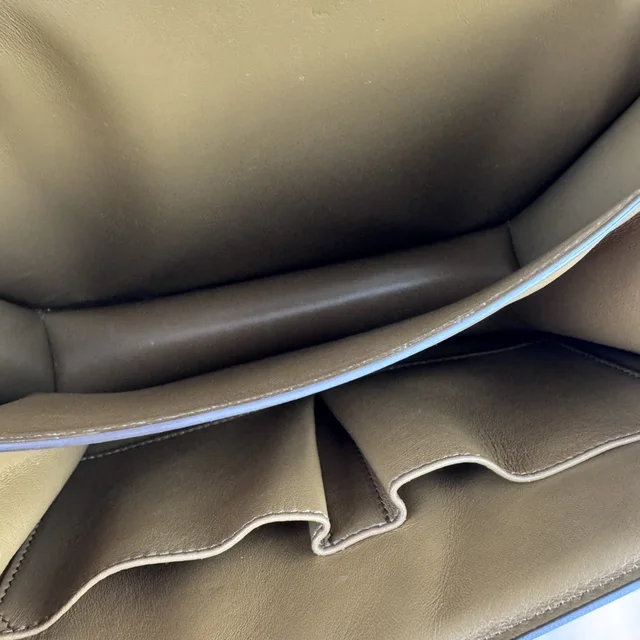 Celine Medium Tan Classic Box Flap Bag in Brown box leather, Leather, Metal from Reowned, photo 9 of 9