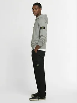 Stone Island Oversized Hoodie in 0% Cotton, photo 3 of 4 from LUISAVIAROMA