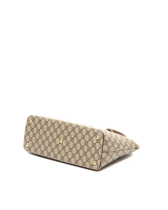 Gucci GG Supreme Linea Bag in Suede from A Retro Tale, photo 5 of 9