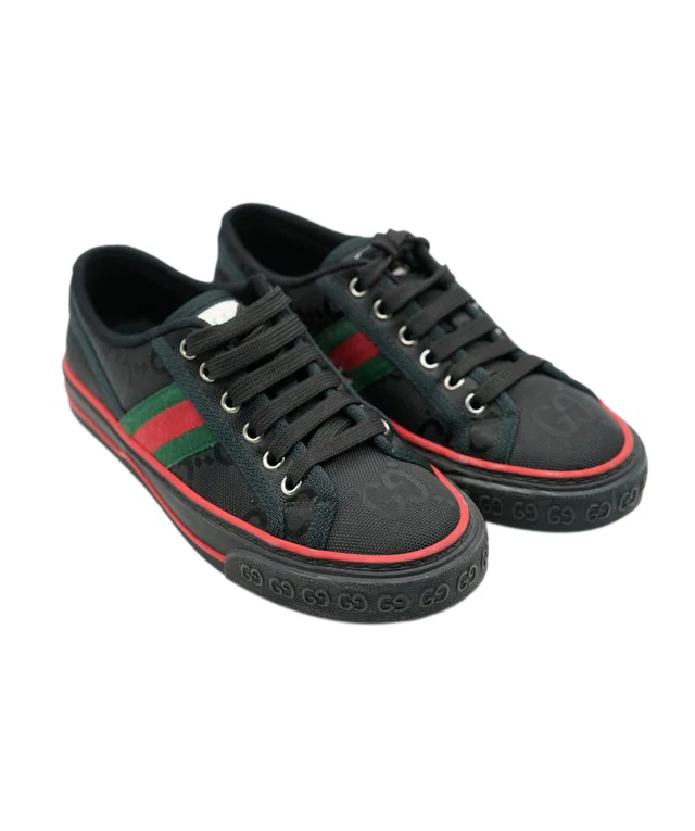 Gucci black off the grid trainers in Black Canvas from Luxury Promise