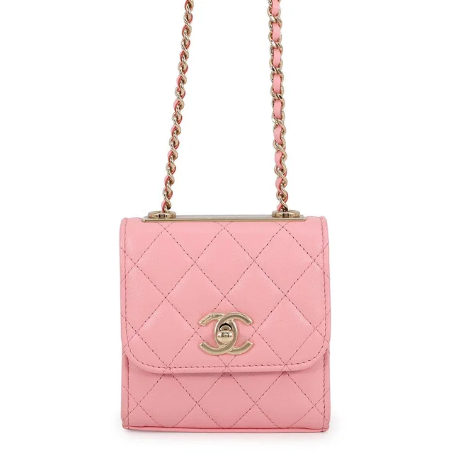 Chanel Trendy CC Chain Wallet PinkA81633 Lambskin in Lambskin from GALLERY RARE