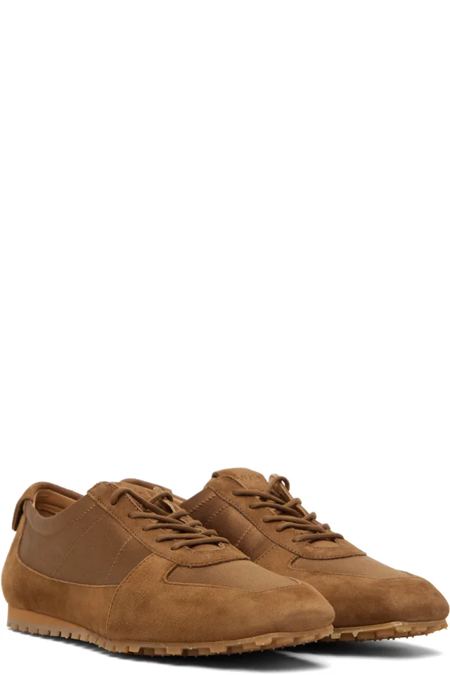 Aeyde Brown Uma Slim Sneakers, photo 4 of 5 from SSENSE