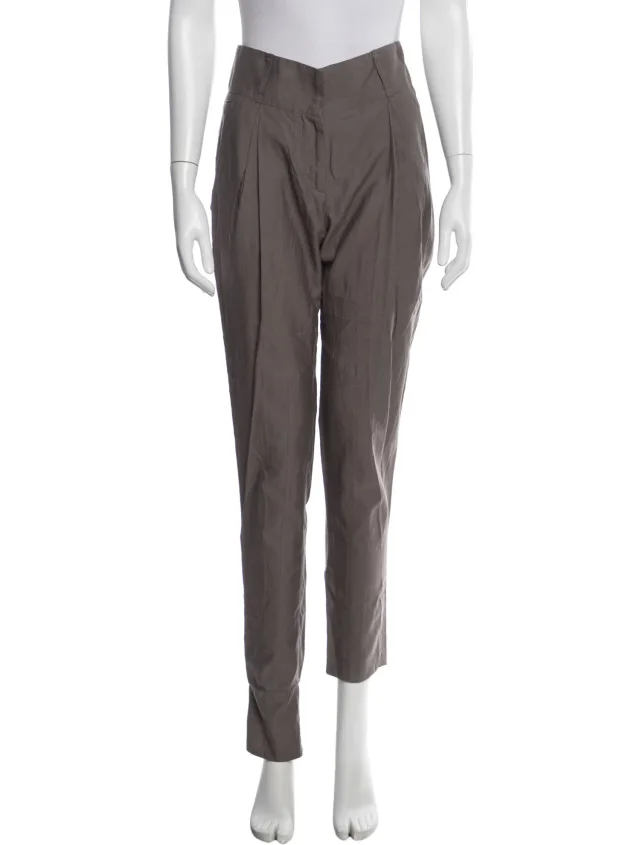 Brunello Cucinelli Straight Leg Pants in gray from The RealReal