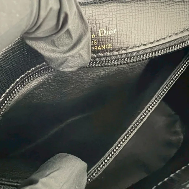 Dior Leather Handbag in Black Leather from LuxUness, photo 10 of 10