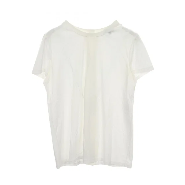 Chanel Short Sleeve T-Shirt CC Logo Button Cotton from The Reluxe