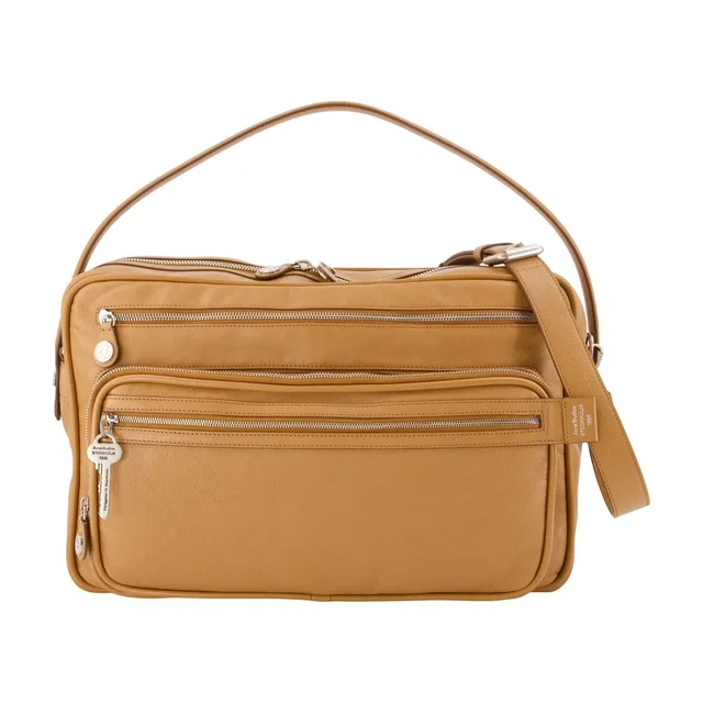 Acne Studios Camero Camera V Shoulder Bag — Brown Calfskin in Brown Calfskin from HEWI