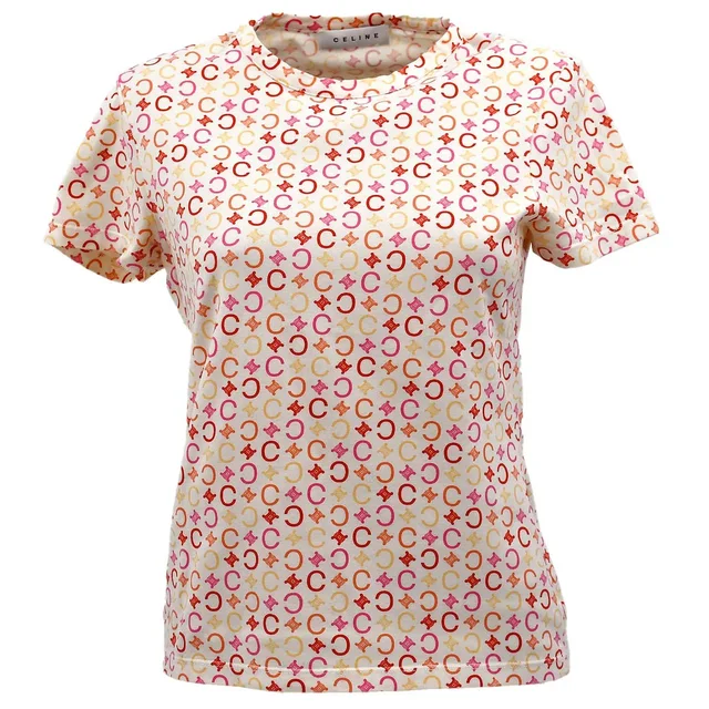 Celine C Macadam T-shirt Pink in Pink from AMORE Vintage Tokyo