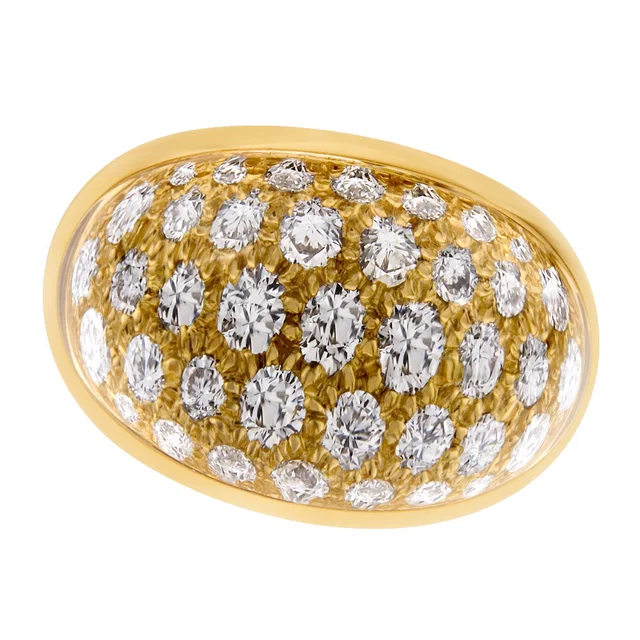 Cartier Diamond bubble ring in Yellow Yellow Gold from Gray And Sons