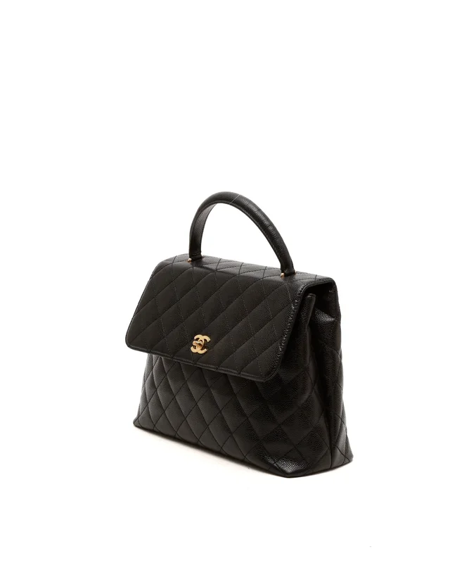 Chanel Caviar Kelly Top Handle Bag in Caviar leather from A Retro Tale, photo 2 of 2