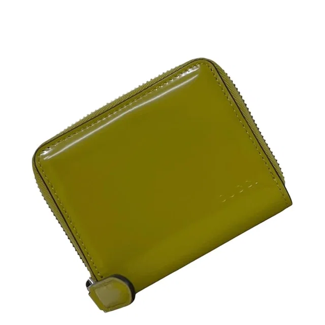 Gucci Coin Case Khaki Green Purse Wallet Leather in Green Leather from The Reluxe