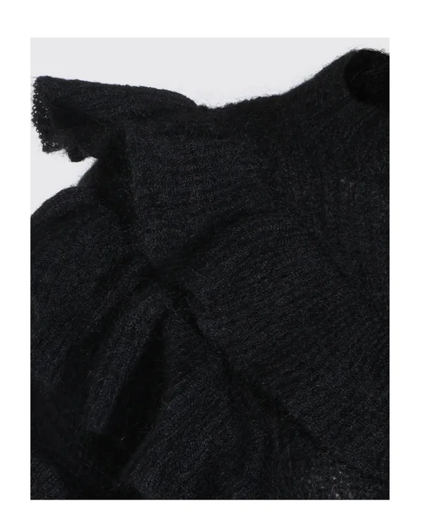 Elisabetta Franchi Knit Ruffled Jumper, photo 3 of 4 from SENSER