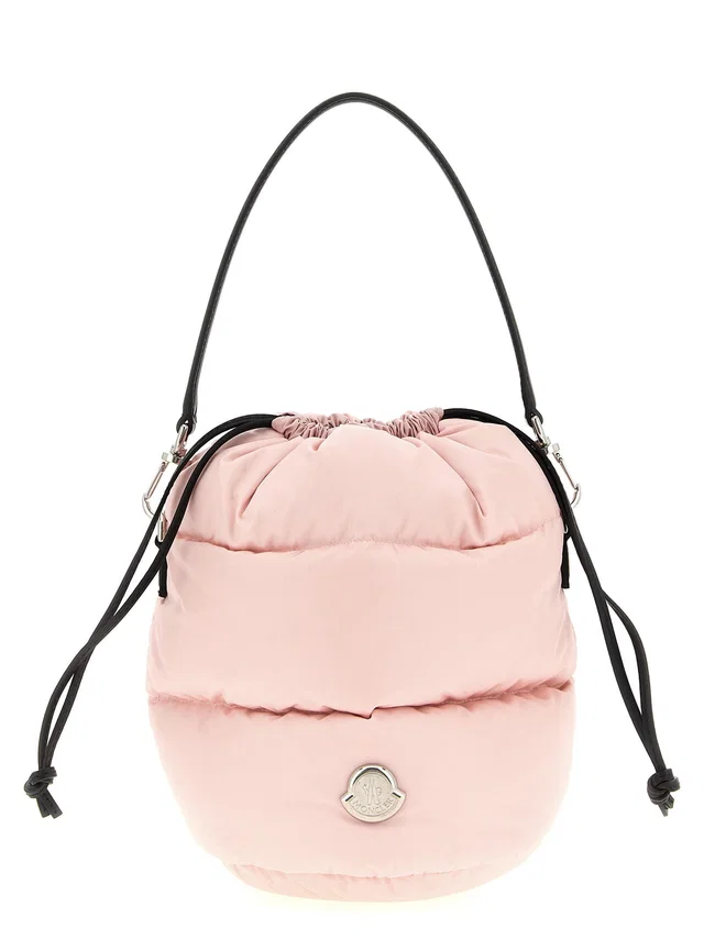 Moncler Bucket Bag — Pink in Pink Nylon from HEWI