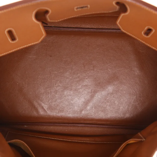 Hermès Birkin 40 cm handbag in Gold Leather from Collector Square, photo 5 of 6