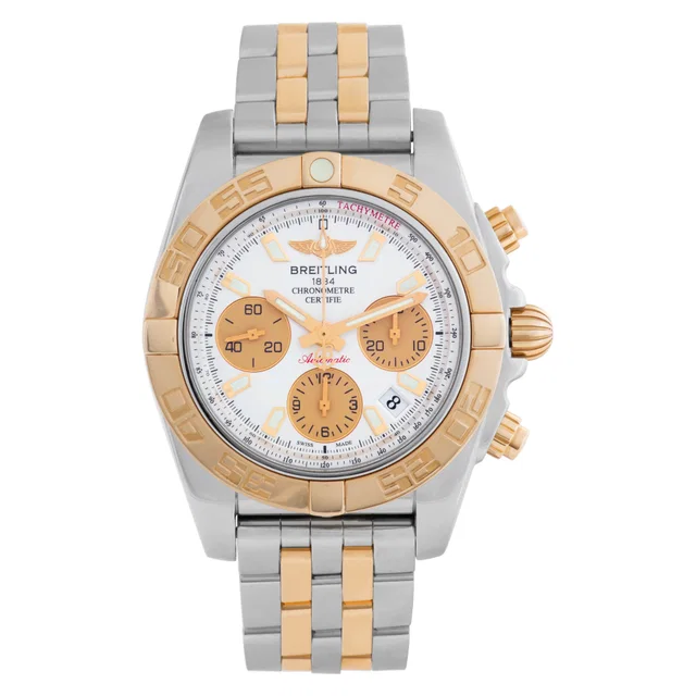 Unused Breitling Chronomat 40mm CB014012 in Yellow Gold, Stainless Steel from Gray And Sons
