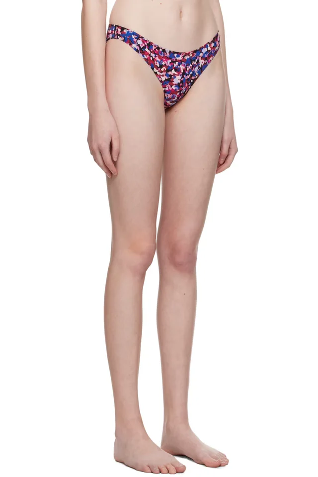 Isabel Marant Etoile Pink & Blue Saly Bikini Bottoms, photo 2 of 4 from SSENSE