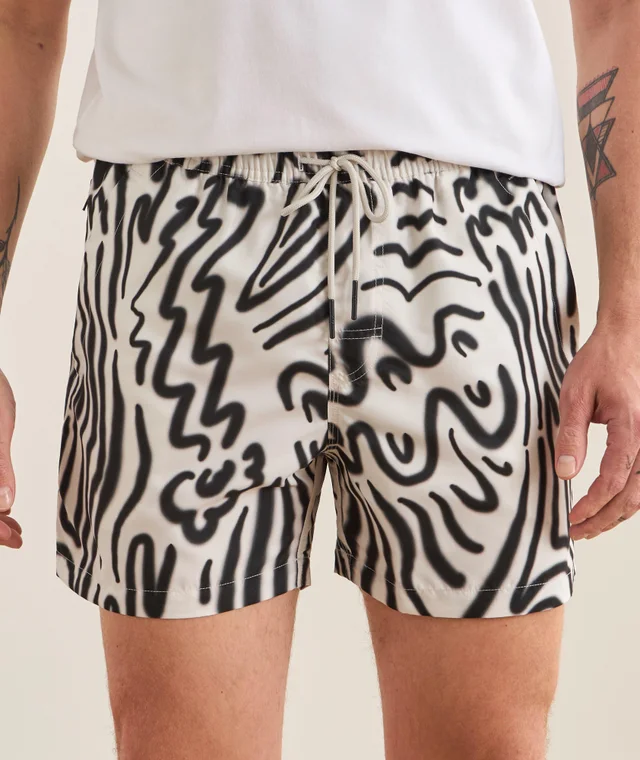 OAS Aerosol Swim Shorts in White, photo 2 of 5 from Harry Rosen