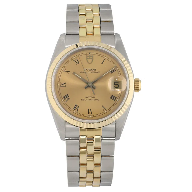 Tudor Prince Date 74033 34mm Bi-Colour Watch from H&T