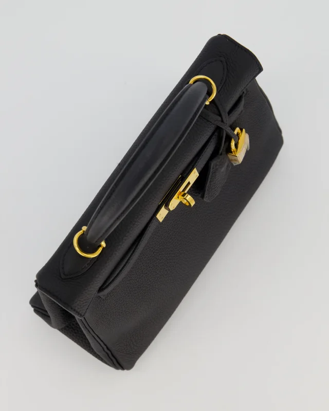 Hermès Kelly 25 Retourne Bag in Black Togo leather from Sellier, photo 16 of 22