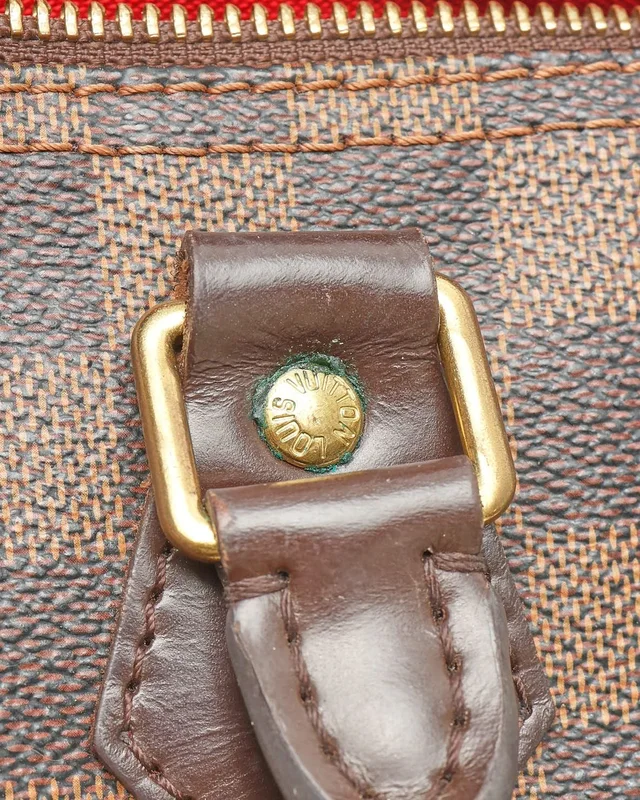 Louis Vuitton Damier Ebenne Speedy 35 Bag in Canvas from A Retro Tale, photo 6 of 8