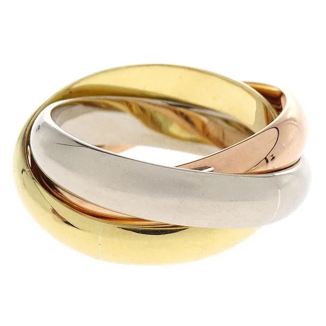 Cartier Trinity Ring 750 BC989 #56 #48 Jewelry from AMORE Vintage Tokyo