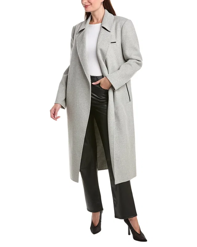 LAMARQUE Wool-Blend Trench Coat, image 1 of 1 from Rue La La