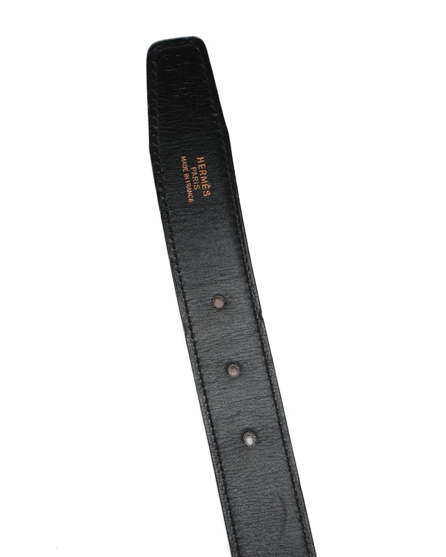Hermès H Reversible Belt, Size 65 in Leather from A Retro Tale, photo 5 of 5