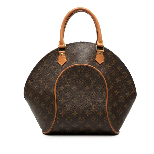 Brown Louis Vuitton Monogram Ellipse MM Handbag in Brown Coated canvas from Designer Revival, photo 1 of 1