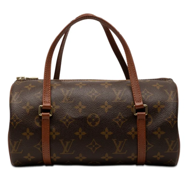 Brown Louis Vuitton Monogram Papillon 26 Handbag in Brown Coated canvas from Designer Revival