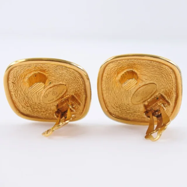 Chanel Coco Mark Vintage Earrings in Gold Gold-plated metal from LuxUness, photo 4 of 6