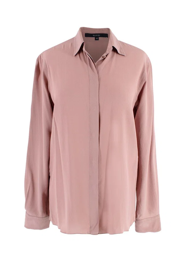 Gucci Dusky Pink Silk Blouse in Pink Silk from HEWI