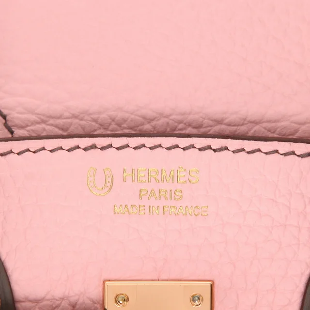 Hermès Birkin handbag, 25 cm in Pink Togo leather from Collector Square, photo 4 of 6